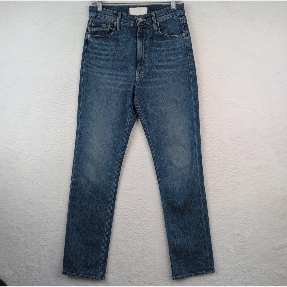 Mother Superior Women High Waisted Rider Skimp Jeans 28" Cowboys Don't Cry